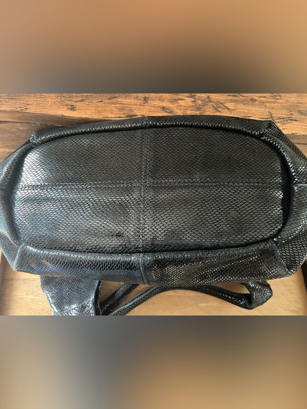 Maxine Couture Hobo Suede Leather Handbag Black - Picture 13 of 16
